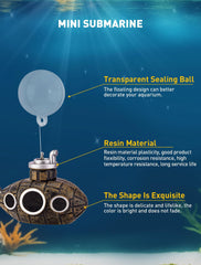 SARDVISA décor en résine pour aquarium, sûr et durable pour l’eau.