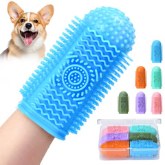 Sarnxgr brosse-dents-chien-360 facilite le brossage quotidien des dents