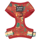 Harnais Sassy Woof Harry Potter ajustable pour chien, design licencié, pratique en promenades.
