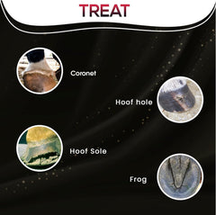 Sav-A-HOOF SBS Equine Spray — protection durable de la paroi du sabot.