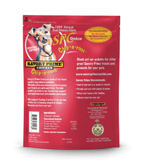 Savory Prime Chicken Chip-A-Roos — texture croustillante, snack protéiné pour chiens.