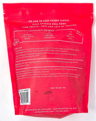 Say Moo Dog Treats: gros plan sur les morceaux moelleux au bœuf et fromage.