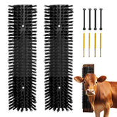 Sayutie brosse de grattage pour bétail avec 8 vis – nettoyage doux et pratique.