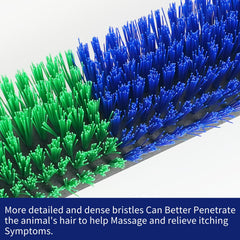Sayutie brosse grattage usage douce pour animaux, idéale pour le bétail en élevage.