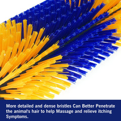 Sayutie brosse grattage matériaux plastique dur assure durabilité et sécurité pour les animaux