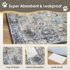 SCLOSE Tapis lavable offrant protection meubles grâce à une couche étanche TPU