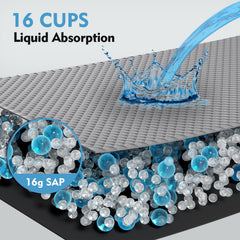SCLOSE Tapis-pipi absorption rapide et séchage efficace sur la surface.