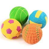 SCHITEC balles miniatures en latex avec sifflement, parfaites pour petits chiens.