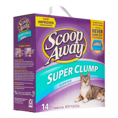 Scoop Away litière parfum frais, scène-utilisation pratique au quotidien.