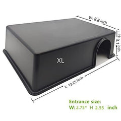SDZGQPET Amypet refuge-serpent-entree-xl, accès pratique pour votre reptile.