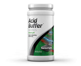 Seachem Acid Buffer 300g, bouteille visible, ajustement possible du pH pour aquarium.