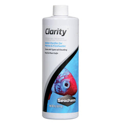 Seachem Clarity 500ml, bouteille claire, améliore la clarté de l'eau pour aquariums