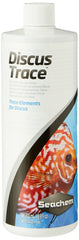 Bouteille Seachem Discus Trace Elements avec nutriments essentiels pour discus.