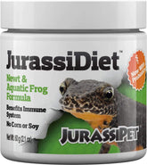 Emballage Seachem JurassiDiet 60 g, aliment premium pour tritons et grenouilles.