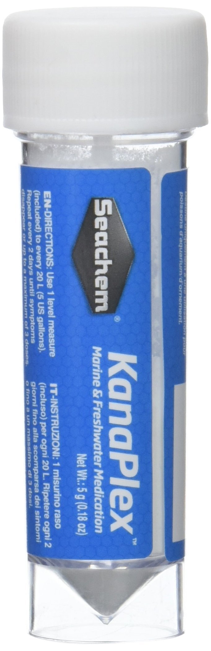 Kanaplex Seachem – boîte application, traitement des infections fongiques et bactériennes des poissons.