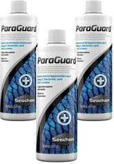 ParaGuard de Seachem, ensemble de 3 bouteilles prête à l’emploi pour le traitement des parasites.