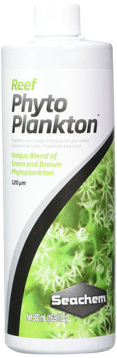 Seachem phytoplancton récifal, bouteille 500 mL, riche en nutriments pour bac récifal