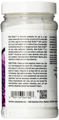 Étiquette du Seachem Reef Buffer affichant dosage et alcalinité.