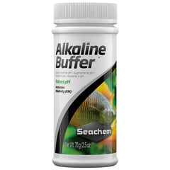 Tampon alcalin Seachem en bouteille, idéal pour augmenter et stabiliser le pH en aquarium planté.