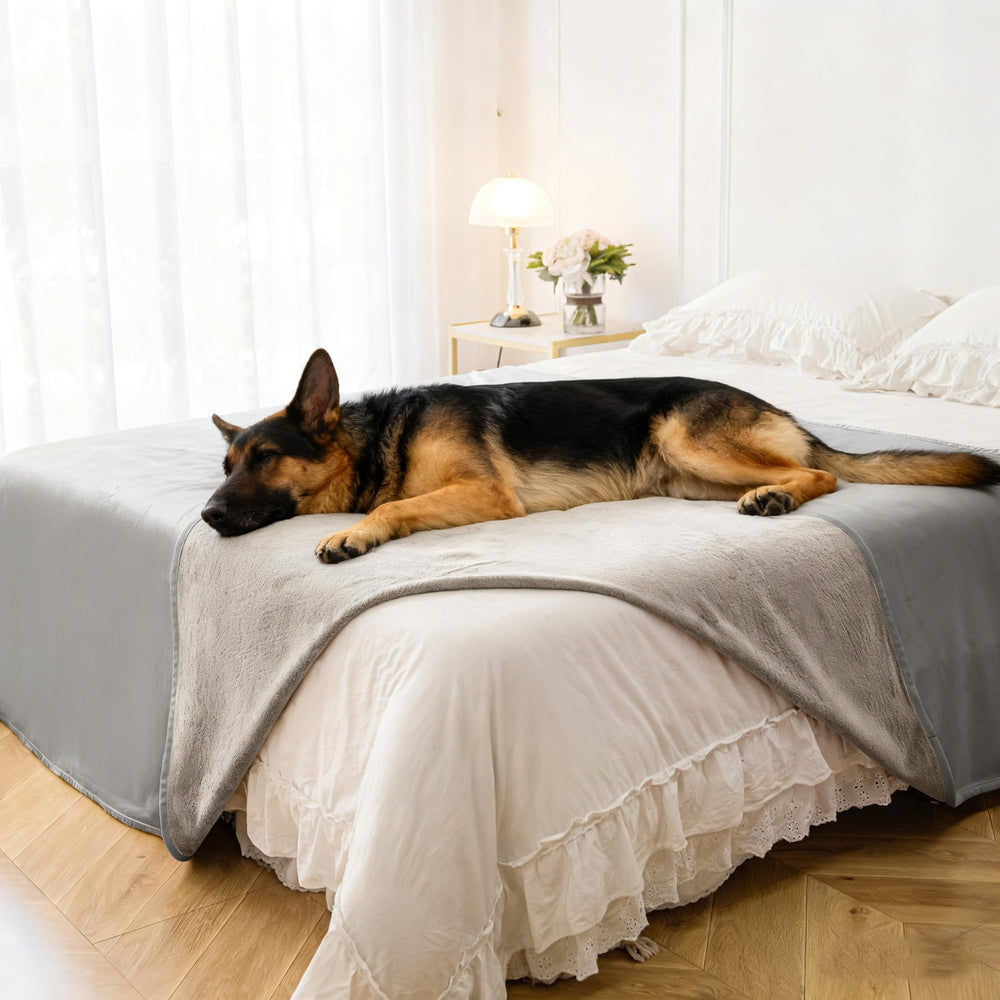Secfeeling couverture chien impermeable pour lit 82x120 protege meubles et sols.