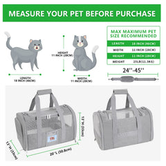 SECLATO sac-chat 20 pouces lit doux offrant repos confortable