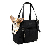SENIOR BUDDAY sac pour petits chiens et chats au design quilté, parfait pour sorties quotidiennes.