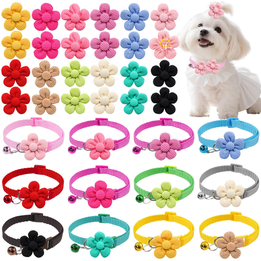 Senniea collier-fleurs-petit-chien, accessoire élégant pour sorties quotidiennes.
