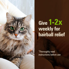 Sentry Hairball Relief pour chaton, saveur malt appréciée par les animaux.
