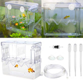 Senzeal boîte élevage avec ventouses pour maintien stable dans l'aquarium