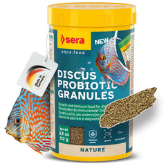Sera Discus Prob Granules, boîte 4oz, nourrit discus pour croissance et couleur optimales.