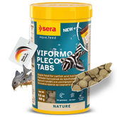 Sera Viformo Nature tablettes coulantes pour poissons du fond, nutrition ciblée et stabilité.