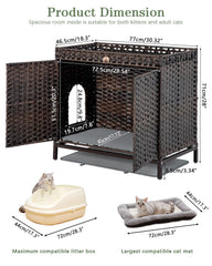 SETVSON tapis litière doux, filtration et protection des sols