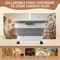 SEWIU conteneur nourriture chat hermetique, rangement pratique et durable