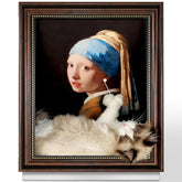 Seyossbe Mona Lisa lit-chat-tableau – design élégant pour chats d’intérieur et confort visuel.