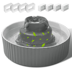 SgurFin fontaine pour chats en céramique, nettoyage facile.