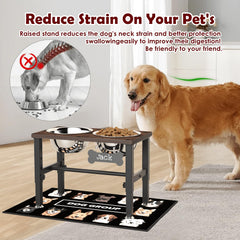 SHAINFUN tapis anti-débordement garde le sol propre lors des repas.