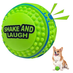 Shake and Laugh balle interactive épines — stimule la dentition et encourage le jeu sûr.