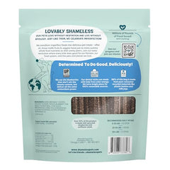 Shameless Pets batonnets dentaires cannelures profondes, nettoyage ciblé des dents.