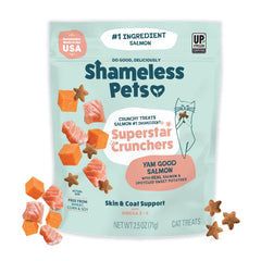 Shameless Pets – Biscuits chat soin peau et poil: croquant pour pelage sain et brillant.