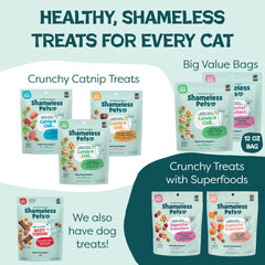 Shameless Pets – Chat saumon réel: saveur attrayante et protéines naturelles.