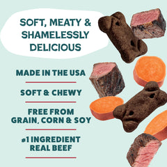 Shameless Pets Beef Up Meaty Tenders : fibres-digestives patate-douce-upcyclee.
