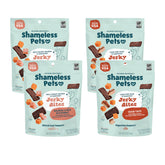 Shameless Pets Jerky Bites Moo Lobsta : friandise avec vraie viande, soutien pelage et peau.
