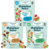 Shameless Pets croquettes chat en paquet croquant, friandises pour régaler votre chat.