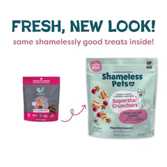 Shameless Pets, probiotiques et prébiotiques pour la digestion des chats.
