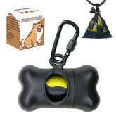Distributeur SHAOUMAN en forme d'os attaché à la laisse pour promenades.