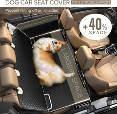 SHARLOVY lit-dur-pour-chien-voiture, canapé de voyage robuste protège les intérieurs.