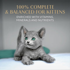 Sheba Perfect Portions chaton, riche en DHA pour soutenir le développement cognitif.