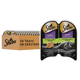 SHEBA Perfect Portions Pâté Dinde Tranche, repas pratique prêt à servir pour chat.