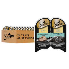 Sheba tranches en sauce: portions pratiques et hydratantes.