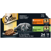 Sheba tranches-sauce-poulet : bouchées tendres et hydratantes grâce à la sauce.